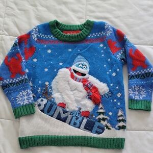 Bumble Kids Sweater - Blue and Red